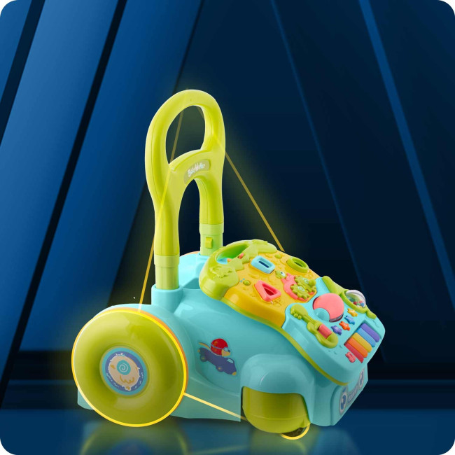 Каталка 2-в-1 интерактивная Ricokids бирюзовая