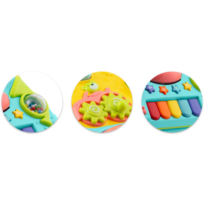 Каталка 2-в-1 интерактивная Ricokids бирюзовая