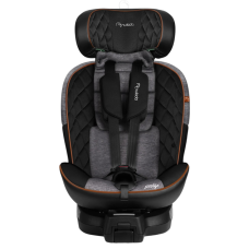 Автокресло Nukido Prestige Line ISOFIX 0-36 кг, черно-серое.