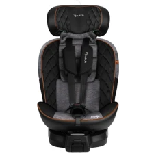 Автокрісло Nukido Prestige Line ISOFIX 0-36 кг, чорно-сіре