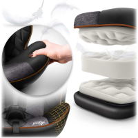 Автокресло Nukido Prestige Line ISOFIX 0-36 кг, черно-серое.