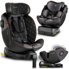 Автокрісло Nukido Prestige Line ISOFIX 0-36 кг, чорно-сіре