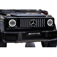 Дитяча акумуляторна машинка Mercedes AMG G63. Чорна
