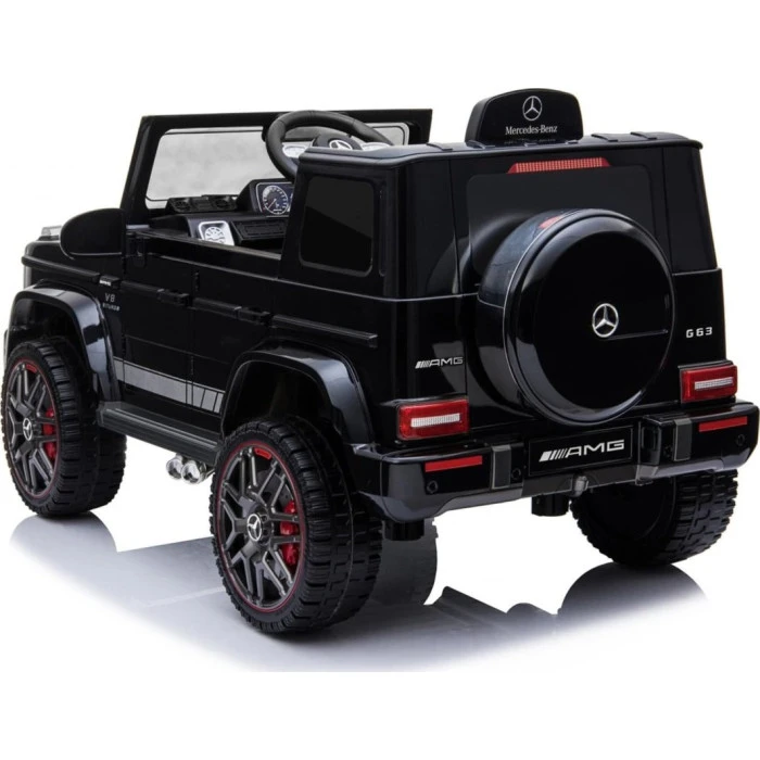 Дитяча акумуляторна машинка Mercedes AMG G63. Чорна