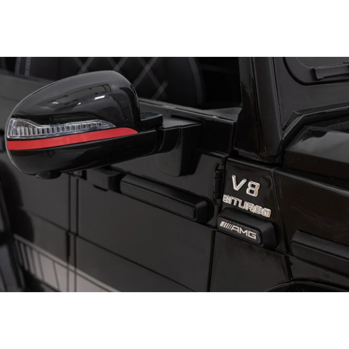 Дитяча акумуляторна машинка Mercedes AMG G63. Чорна