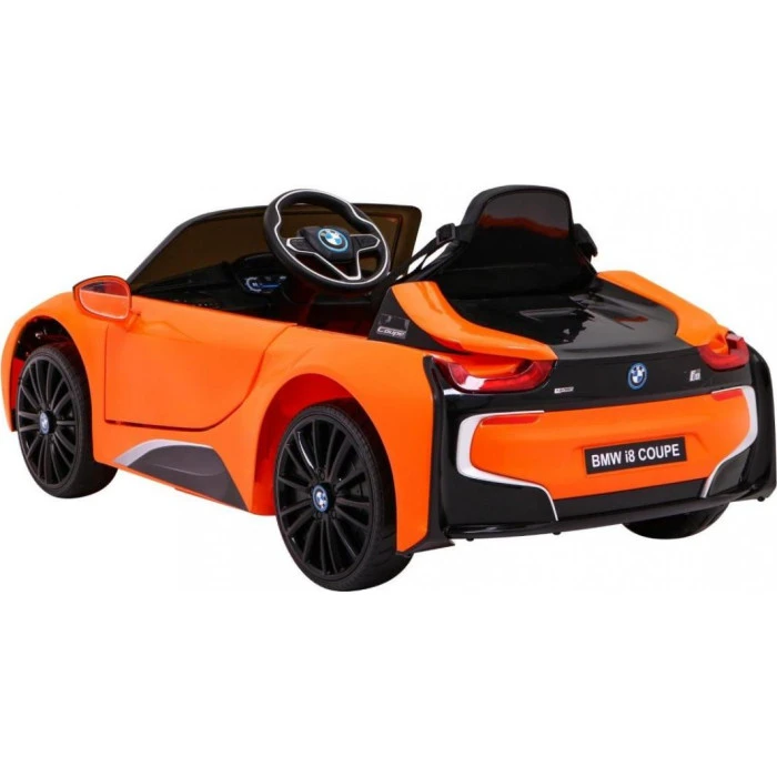 Детская аккумуляторная машинка BMW I8 Lift Car Оранжевая