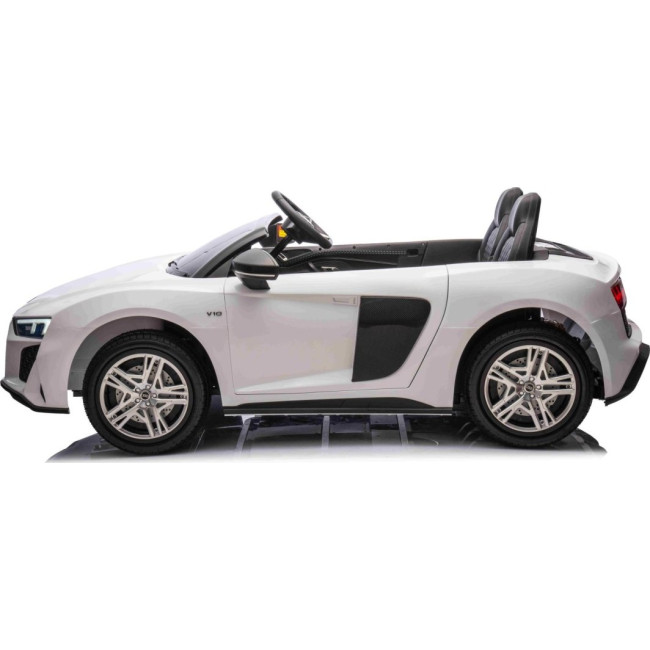 Детская аккумуляторная машинка Audi Spyder R8 LIFT Белая