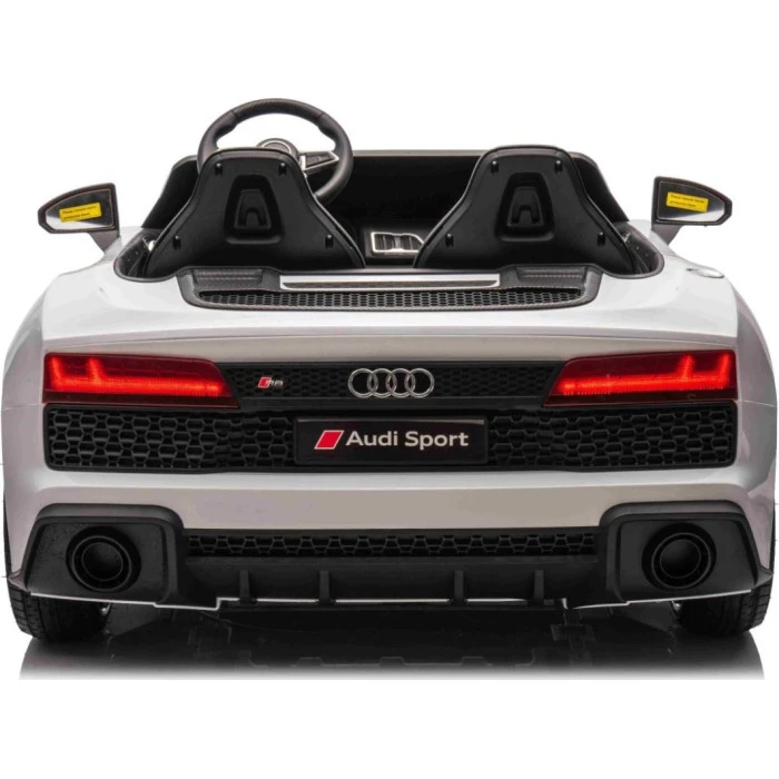 Детская аккумуляторная машинка Audi Spyder R8 LIFT Белая