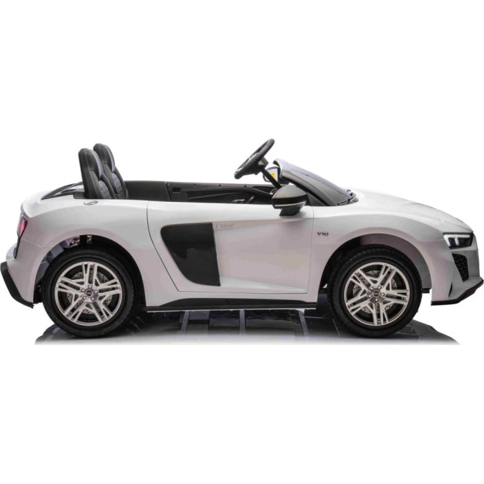 Детская аккумуляторная машинка Audi Spyder R8 LIFT Белая