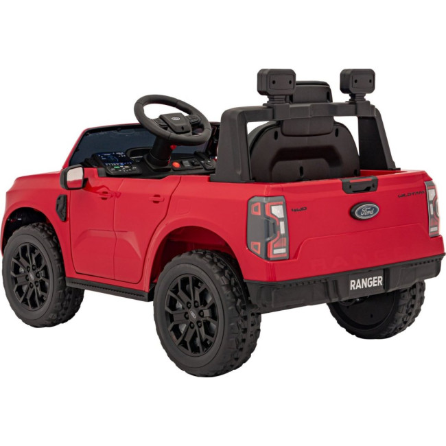 Детская аккумуляторная машинка Ford Ranger LIFT Красная