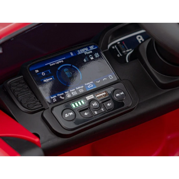 Детская аккумуляторная машинка Ford Ranger LIFT Красная