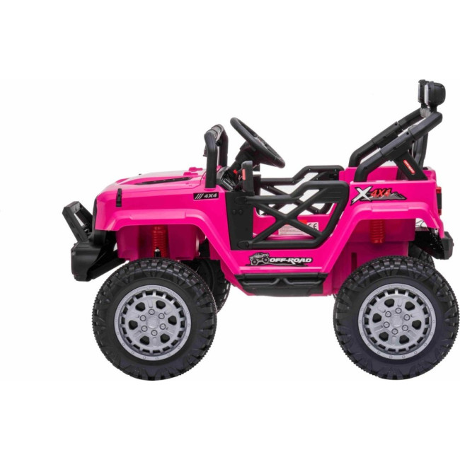 Дитячий акумуляторний позашляховик OFF ROAD Рожевий