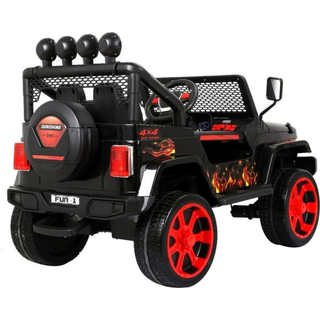 Детский аккумуляторный внедорожник Raptor Drifter Flames