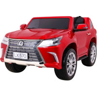 Дитяча акумуляторна машинка Lexus LX570 Червона