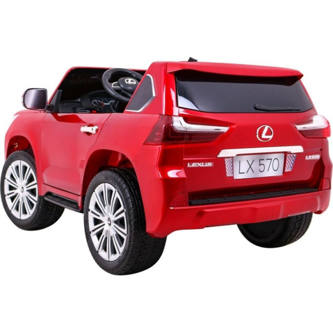 Детская аккумуляторная машинка Lexus LX570 Красная