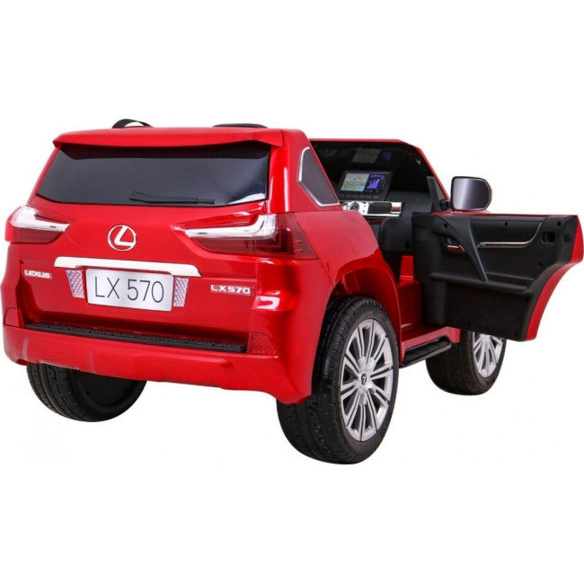 Детская аккумуляторная машинка Lexus LX570 Красная