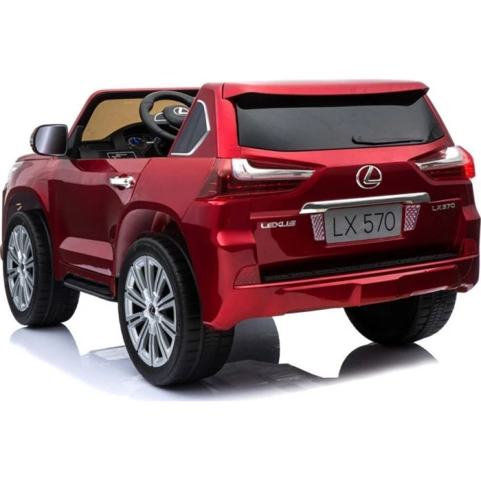 Дитяча акумуляторна машинка Lexus LX570 Червона