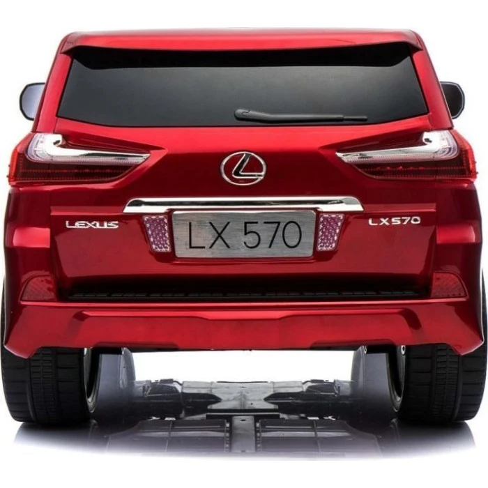 Дитяча акумуляторна машинка Lexus LX570 Червона
