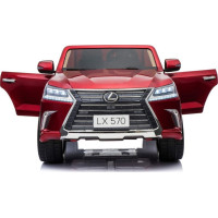 Дитяча акумуляторна машинка Lexus LX570 Червона
