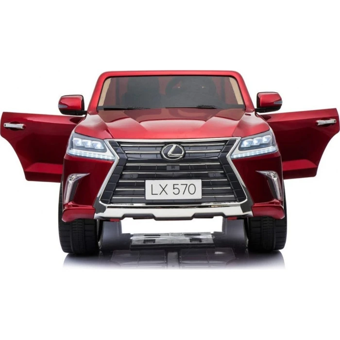 Дитяча акумуляторна машинка Lexus LX570 Червона