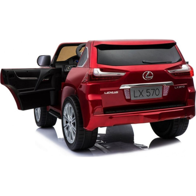 Детская аккумуляторная машинка Lexus LX570 Красная