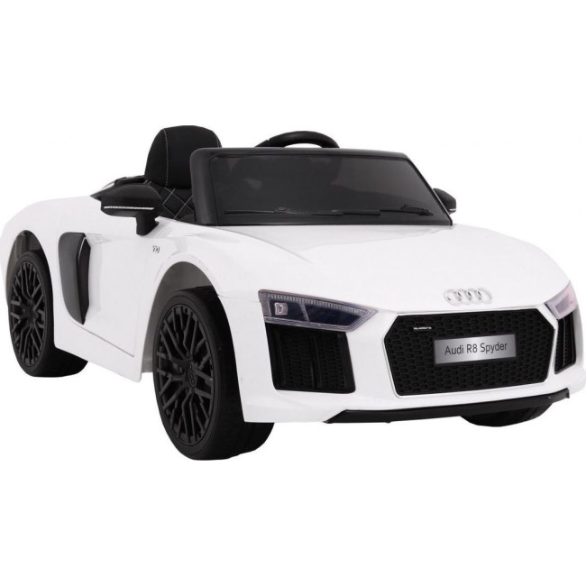 Детская аккумуляторная машинка Audi R8 Spyder Белая