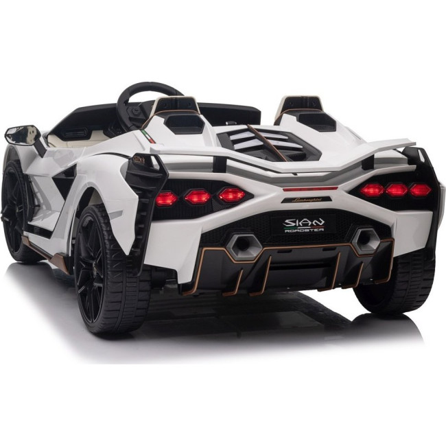 Детская аккумуляторная машинка Lamborghini SIAN Белая