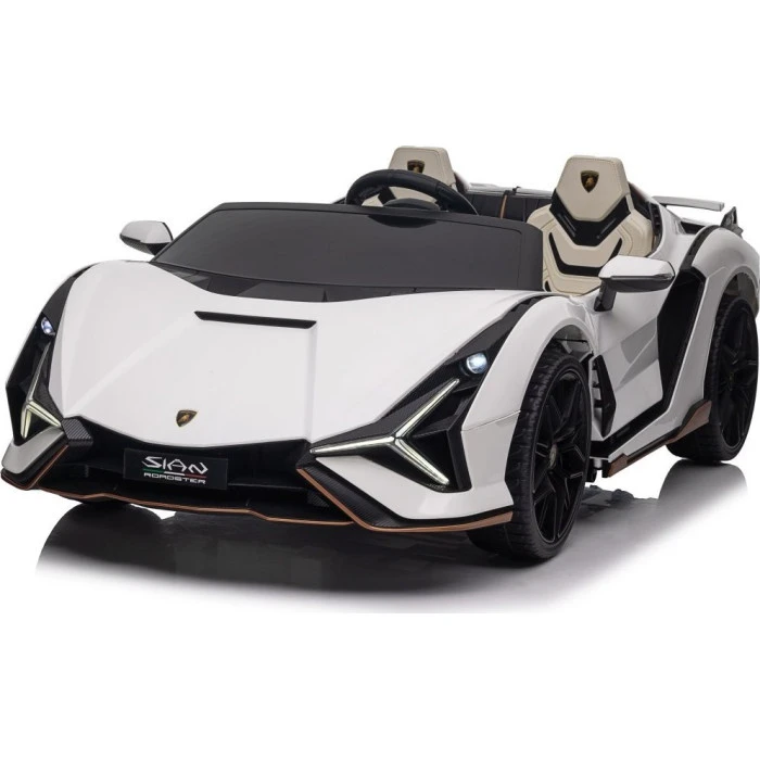 Детская аккумуляторная машинка Lamborghini SIAN Белая