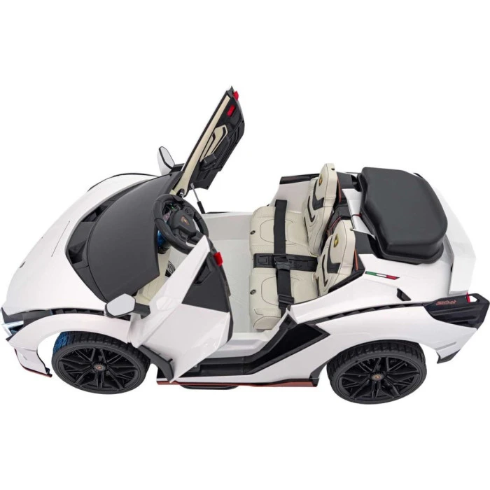 Детская аккумуляторная машинка Lamborghini SIAN Белая