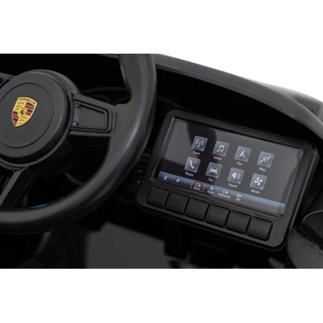Детская аккумуляторная машинка Porsche 718 крашеная Черная