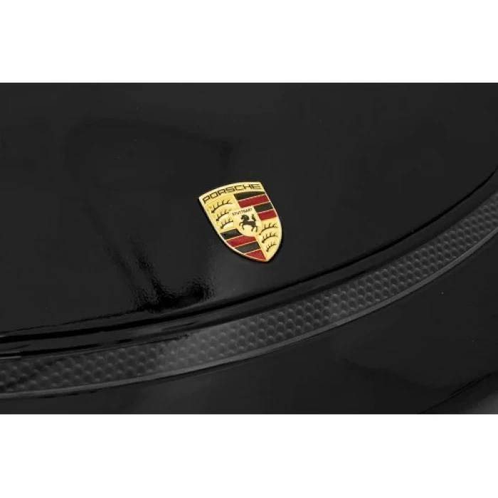 Дитяча акумуляторна машинка Porsche 718 фарбована Чорна