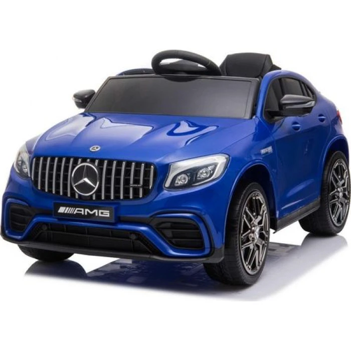 Детская аккумуляторная машинка Mercedes Benz GLC63S Синяя