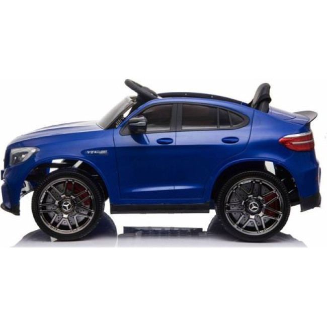 Детская аккумуляторная машинка Mercedes Benz GLC63S Синяя