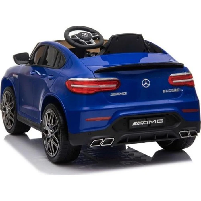 Детская аккумуляторная машинка Mercedes Benz GLC63S Синяя