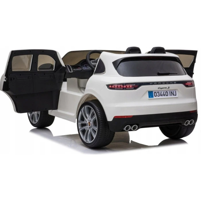 Дитяча акумуляторна машинка Porsche Cayenne S Біла