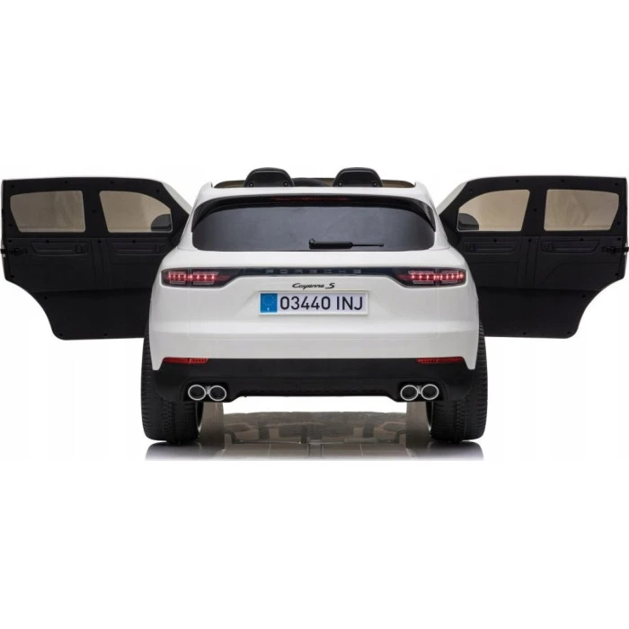 Дитяча акумуляторна машинка Porsche Cayenne S Біла