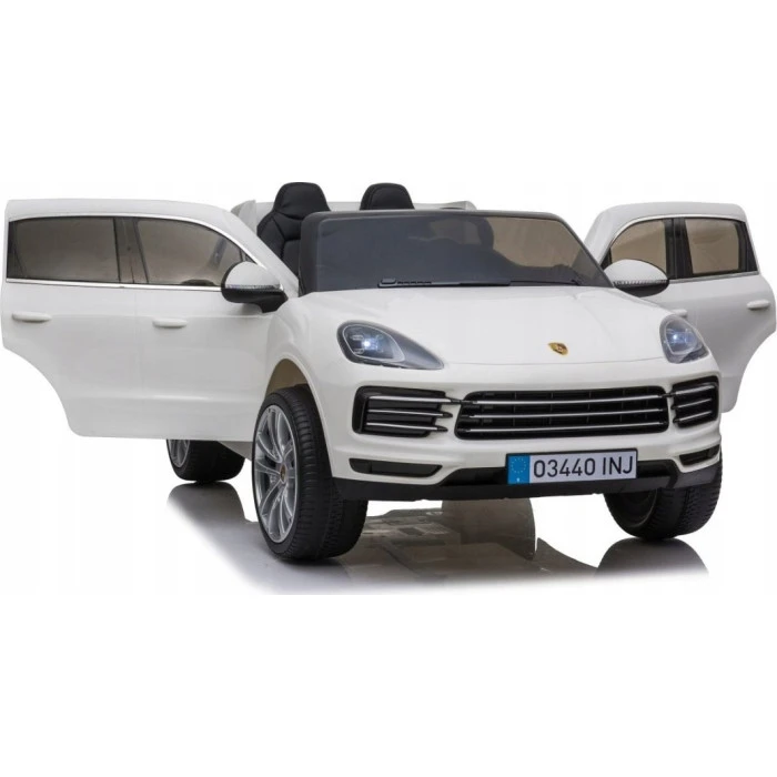 Дитяча акумуляторна машинка Porsche Cayenne S Біла