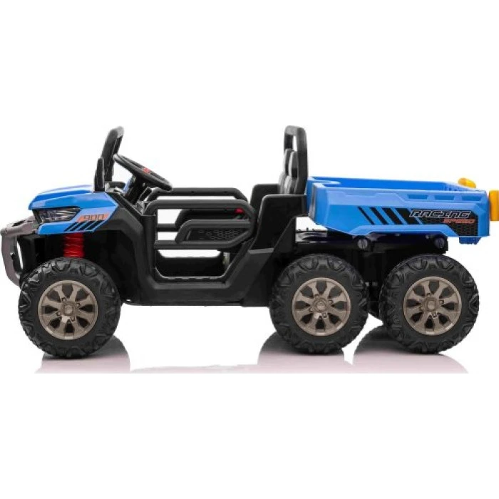 Дитяча акумуляторна машинка фермерська Speed 900 Синя