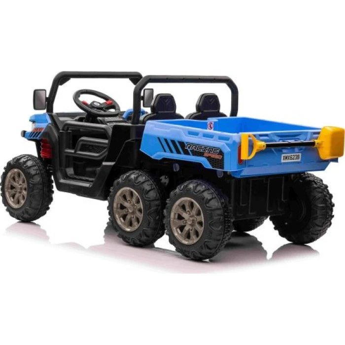 Дитяча акумуляторна машинка фермерська Speed 900 Синя
