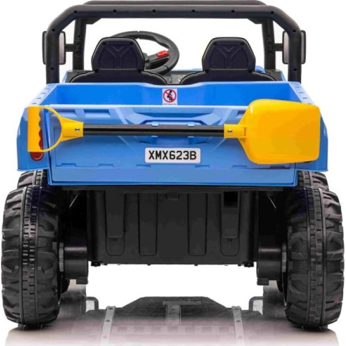 Дитяча акумуляторна машинка фермерська Speed 900 Синя