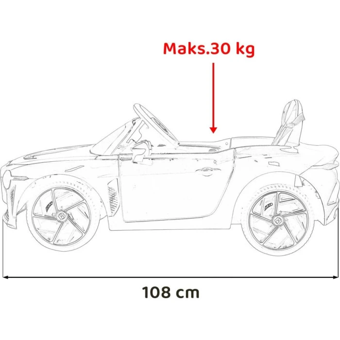 Дитячий акумуляторний автомобіль Bentley Bacalar