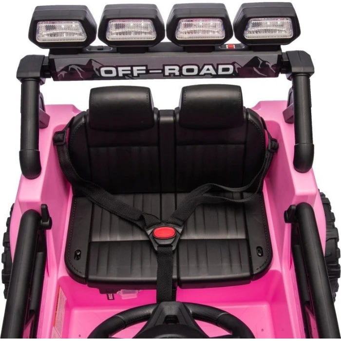Дитячий акумуляторний позашляховик Off-Road CLIMBER Рожевий