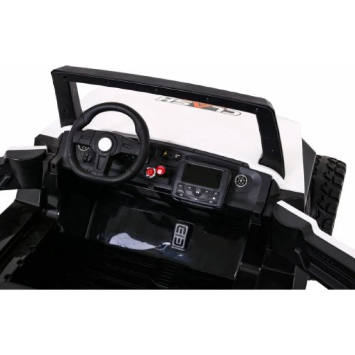 Детская аккумуляторная машинка Багги Clash Белая