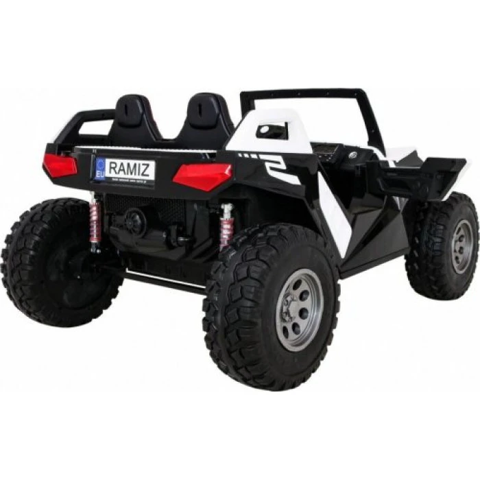 Детская аккумуляторная машинка Багги Clash Белая