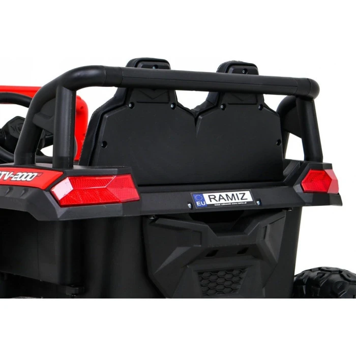 Детская аккумуляторная машинка Багги UTV 2000M Racing Battery Car, красная