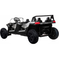 Детская аккумуляторная машинка Багги ATV RACING UTV2000 с литий-ионным аккумулятором, белая
