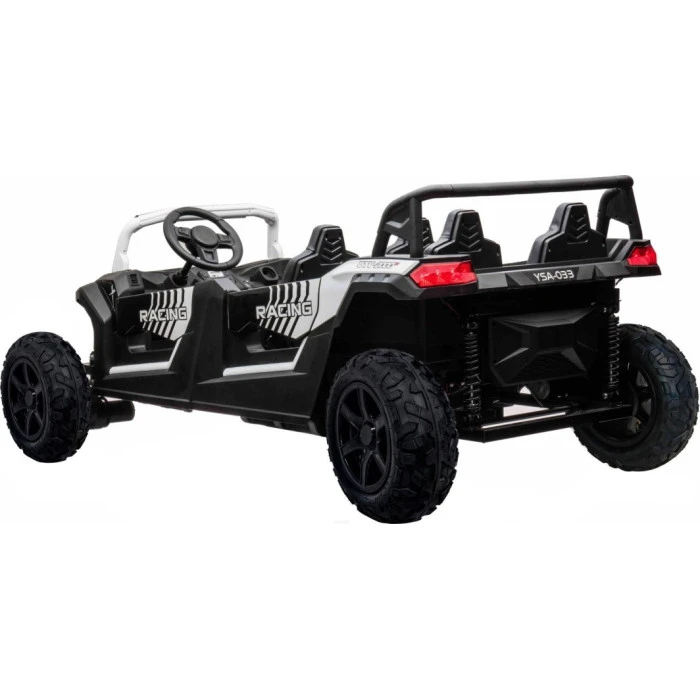 Детская аккумуляторная машинка Багги ATV RACING UTV2000 с литий-ионным аккумулятором, белая