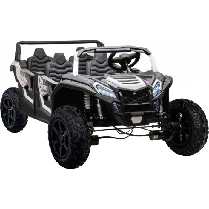 Детская аккумуляторная машинка Багги ATV RACING UTV2000 с литий-ионным аккумулятором, белая