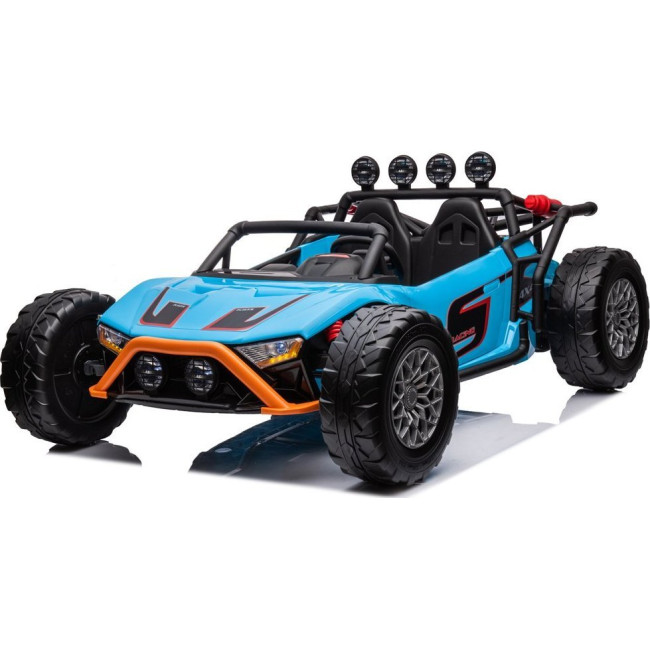 Детская аккумуляторная машинка Buggy Racing 5 синяя