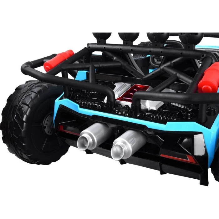 Дитяча акумуляторна машинка Buggy Racing 5 синя